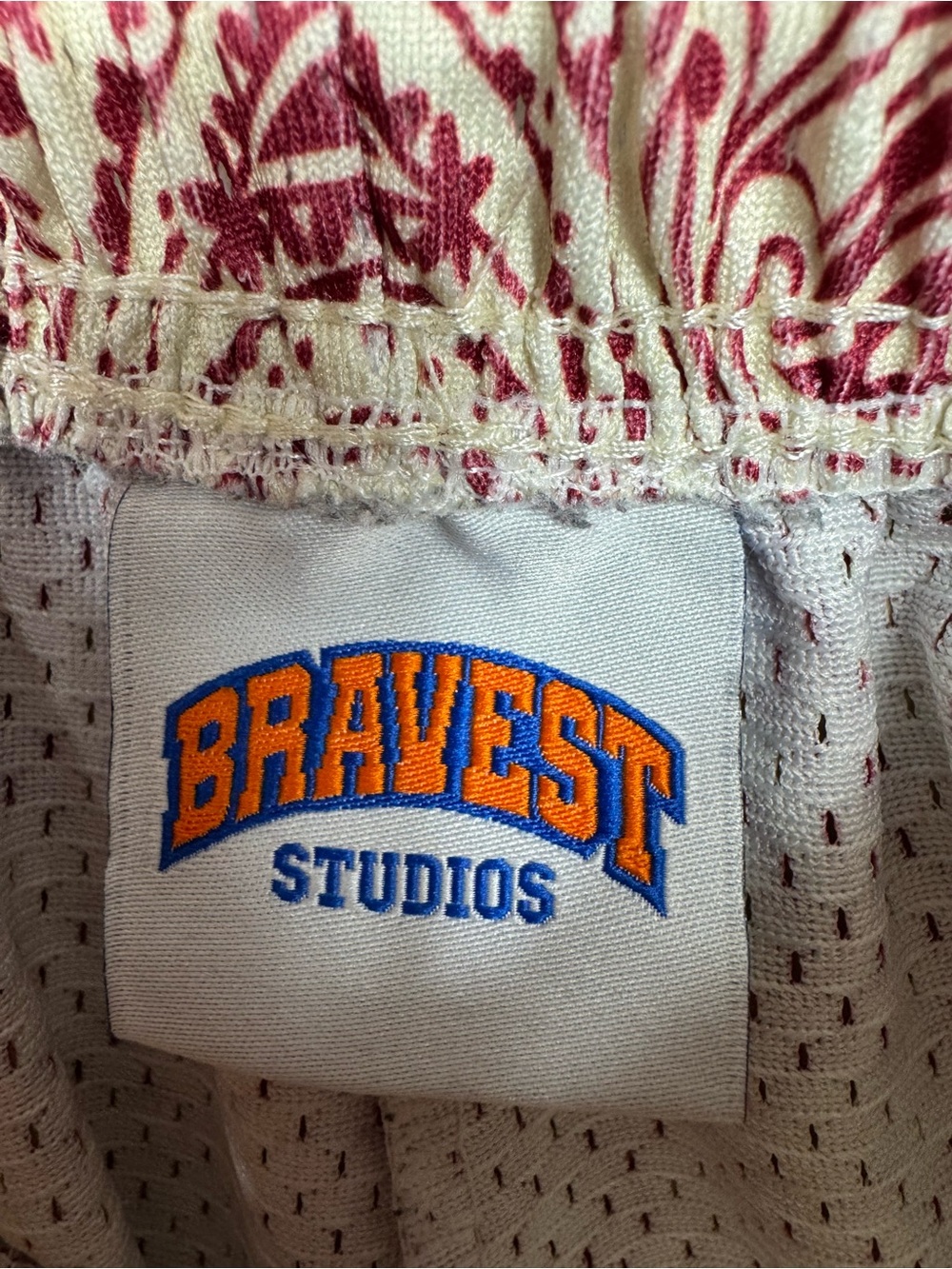 Bravest Studios Red‎ Paisley Shorts large streetwear EUC A - Picture 7 of 7